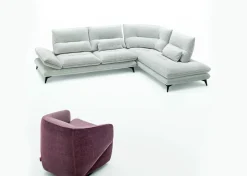 Divano a 3 posti modello Componibile modello libra di Aerre italia a prezzo riservato