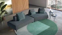 Divano a 5 posti modello Simply di Doimo salotti a prezzo riservato