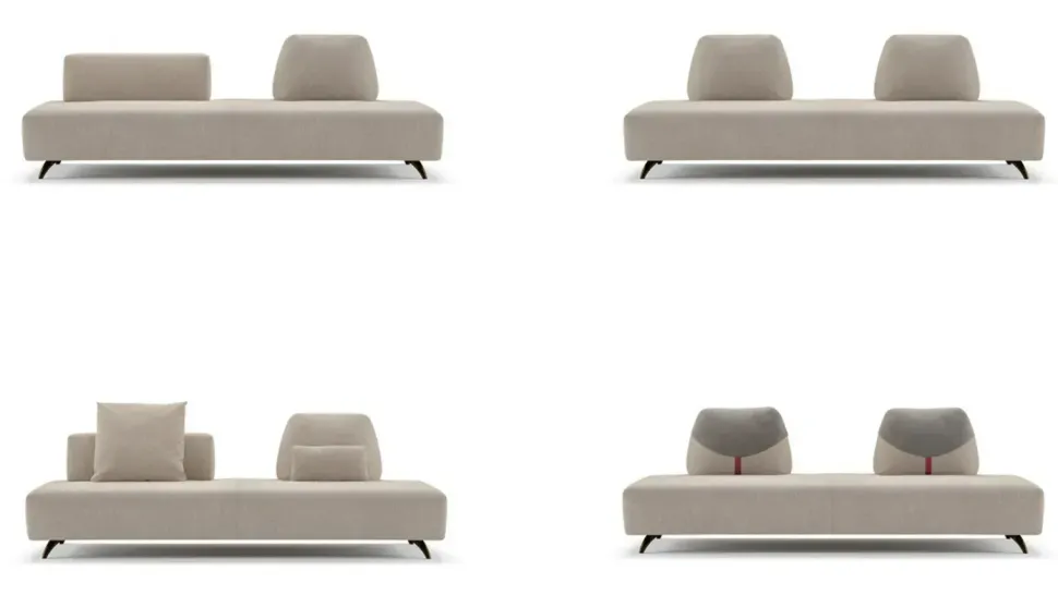 Divano a 5 posti modello Simply di Doimo salotti a prezzo riservato