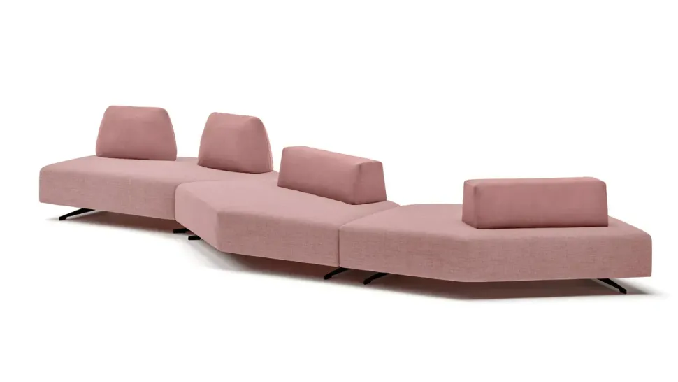 Divano a 5 posti modello Simply di Doimo salotti a prezzo riservato