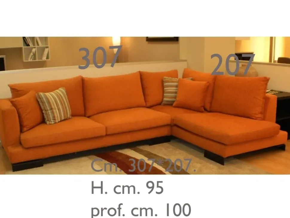 Divano angolare Aliante Artigianale con forte sconto