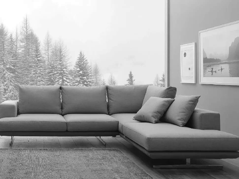 Divano angolare Alovun Crippa salotti: con uno SCONTO ESCLUSIVO del 39%