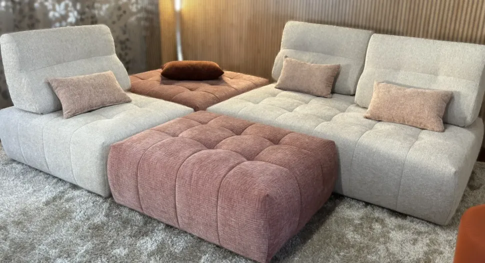 Divano Angolare Bayron Artigianale in Offerta Outlet a 4900€