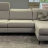 Divano angolare con relax cristofer tessuto in poliuretano  Artigianale in Offerta Outlet