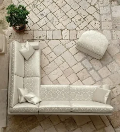Divano angolare Divano angolare manzoni luxury italia Md work a PREZZO OUTLET scontato del 40%