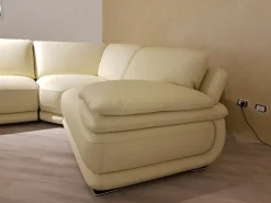 Divano angolare in Pelle Atlantico Artigianale