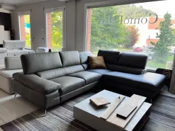 Divano angolare in Pelle Artigianale a prezzo scontato