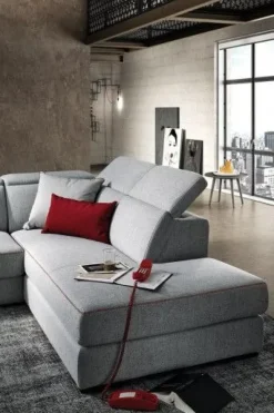 Divano Angolare in Tessuto sfoderabile  Astor angolare di Le comfort