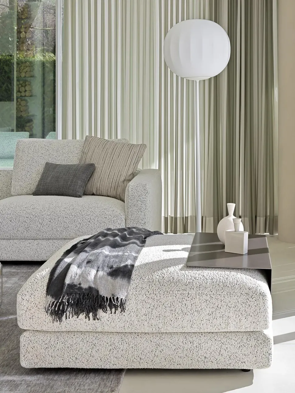 Divano Angolare in Tessuto My place di Flou