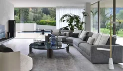 Divano Angolare in Tessuto My place di Flou