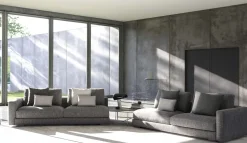 Divano Angolare in Tessuto My place di Flou