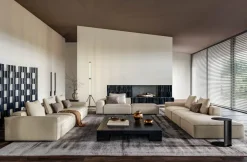 Divano Angolare in Tessuto sfoderabile  Adam di Le comfort