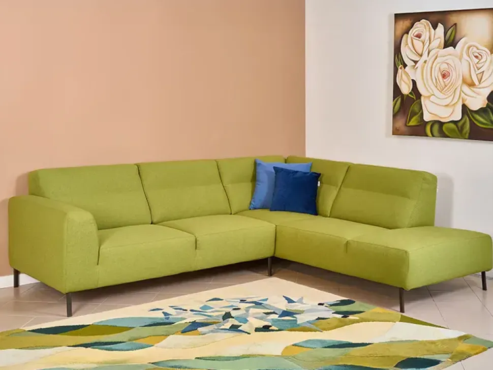 Divano Angolare modello Soho premium 762 di Calia con forte sconto