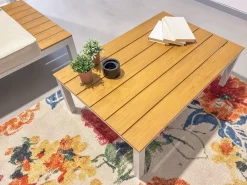 Divano Angolare Set salotto divano e tavolino Bizzotto in Offerta Outlet a 1364 Euro