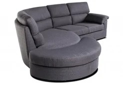 Divano angolare tessuto in poliuretano  Md work a prezzo Outlet