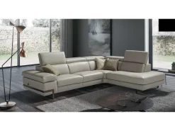 Divano angolare tessuto in poliuretano  Tancredi a prezzo Outlet