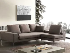 Divano angolare tessuto in poliuretano  Crippa salotti a prezzo scontato