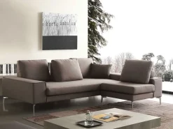 Divano angolare tessuto in poliuretano Crippa salotti a prezzo scontato
