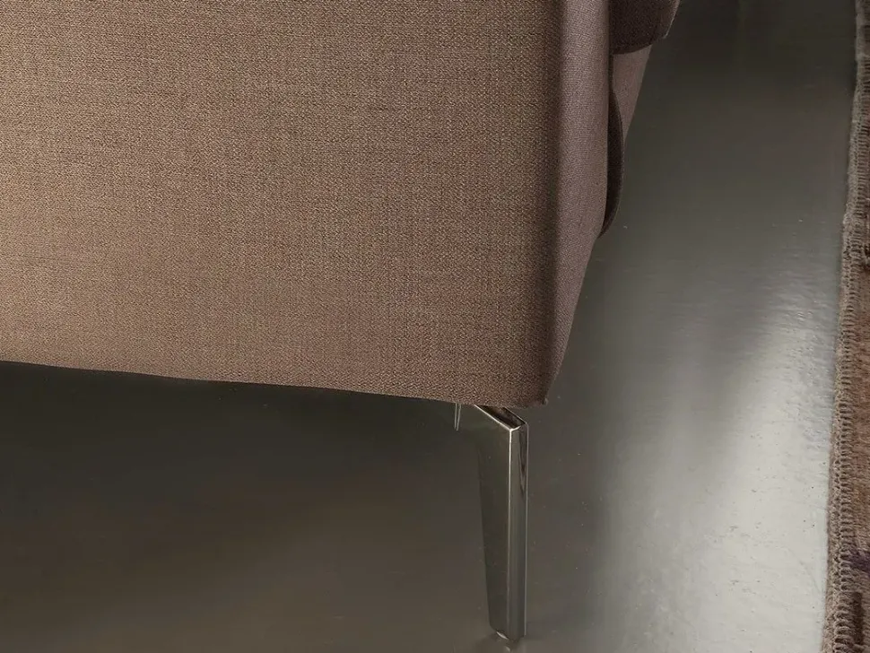 Divano angolare tessuto in poliuretano Crippa salotti a prezzo scontato