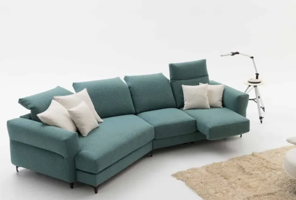 Divano Artigianale Luna blu PREZZI OUTLET sconto 30%