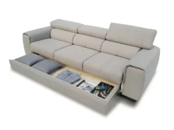 Divano Beth plus in Tessuto sfoderabile  di Collezione esclusiva scontato 40%