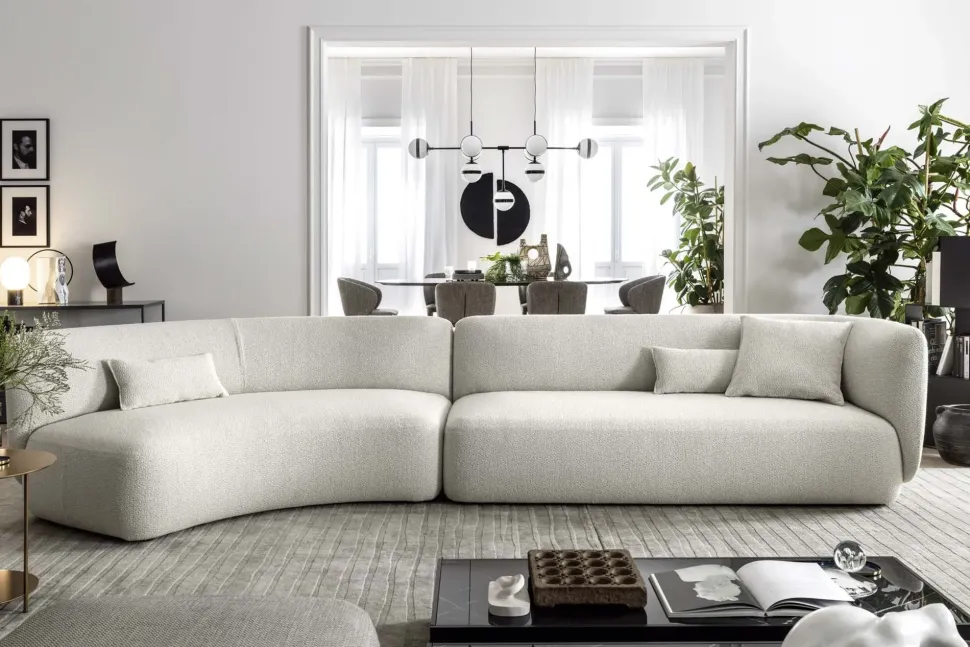 Divano Blosson in Tessuto sfoderabile di Novamobili scontato 30%