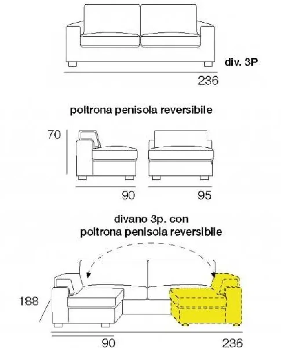 Divano Brando Salvetti con sconto 32%