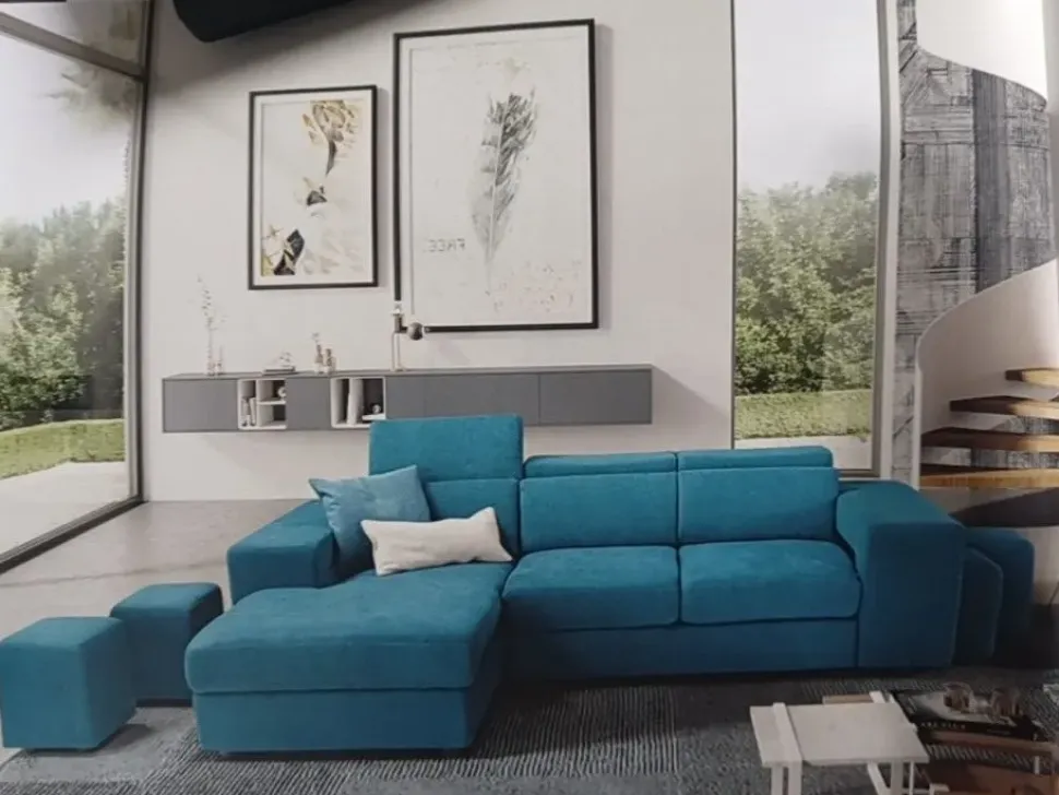 Divano Carlotta chaise longue Artigianale OUTLET 43% sconto!