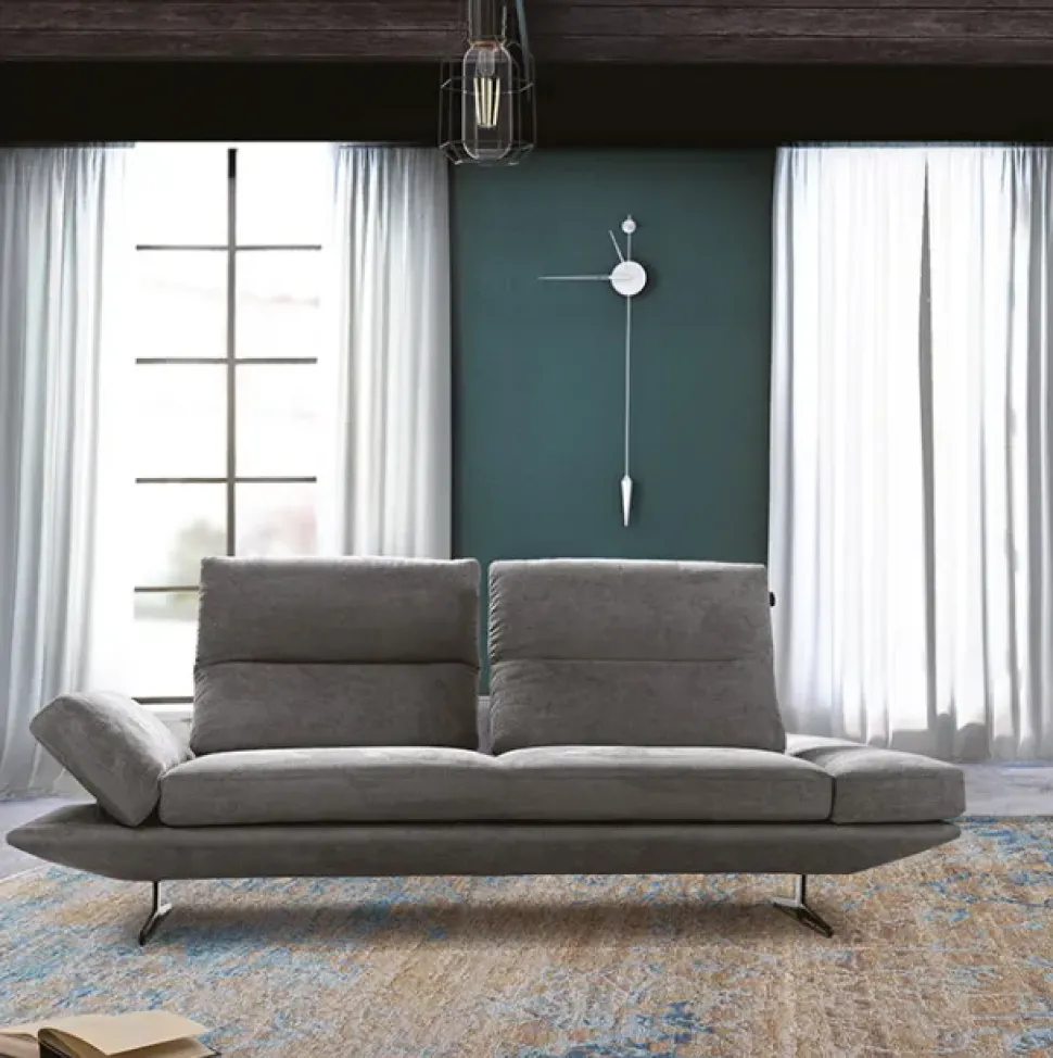 Divano Chamonix tessuto in poliuretano Nicoletti home in Offerta Outlet