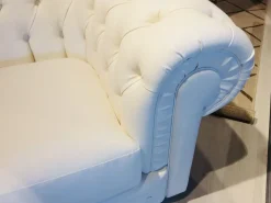 Divano Chester bianco Artigianale OFFERTA OUTLET