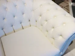 Divano Chester bianco Artigianale OFFERTA OUTLET