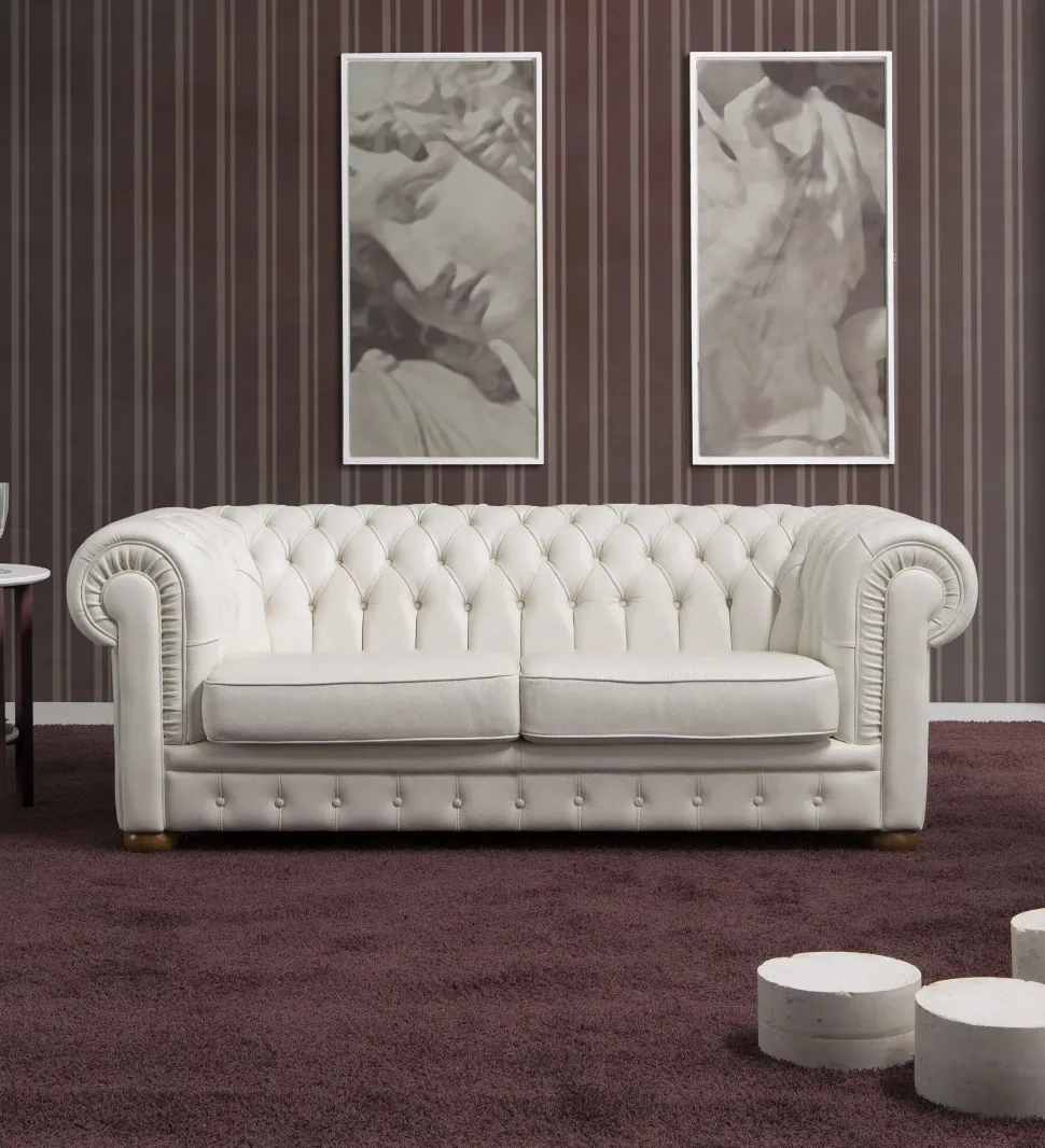 Divano classico pelle Anemone di Sofangel con sconto del - 21%