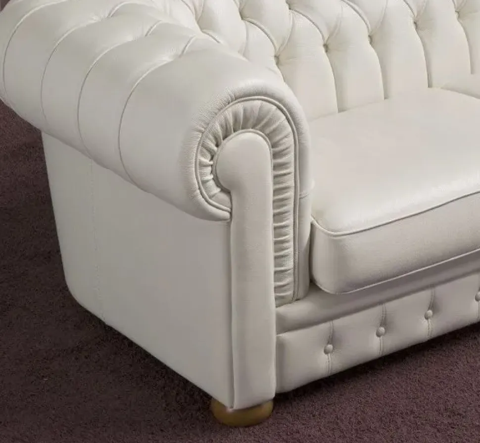 Divano classico pelle Anemone di Sofangel con sconto del - 21%