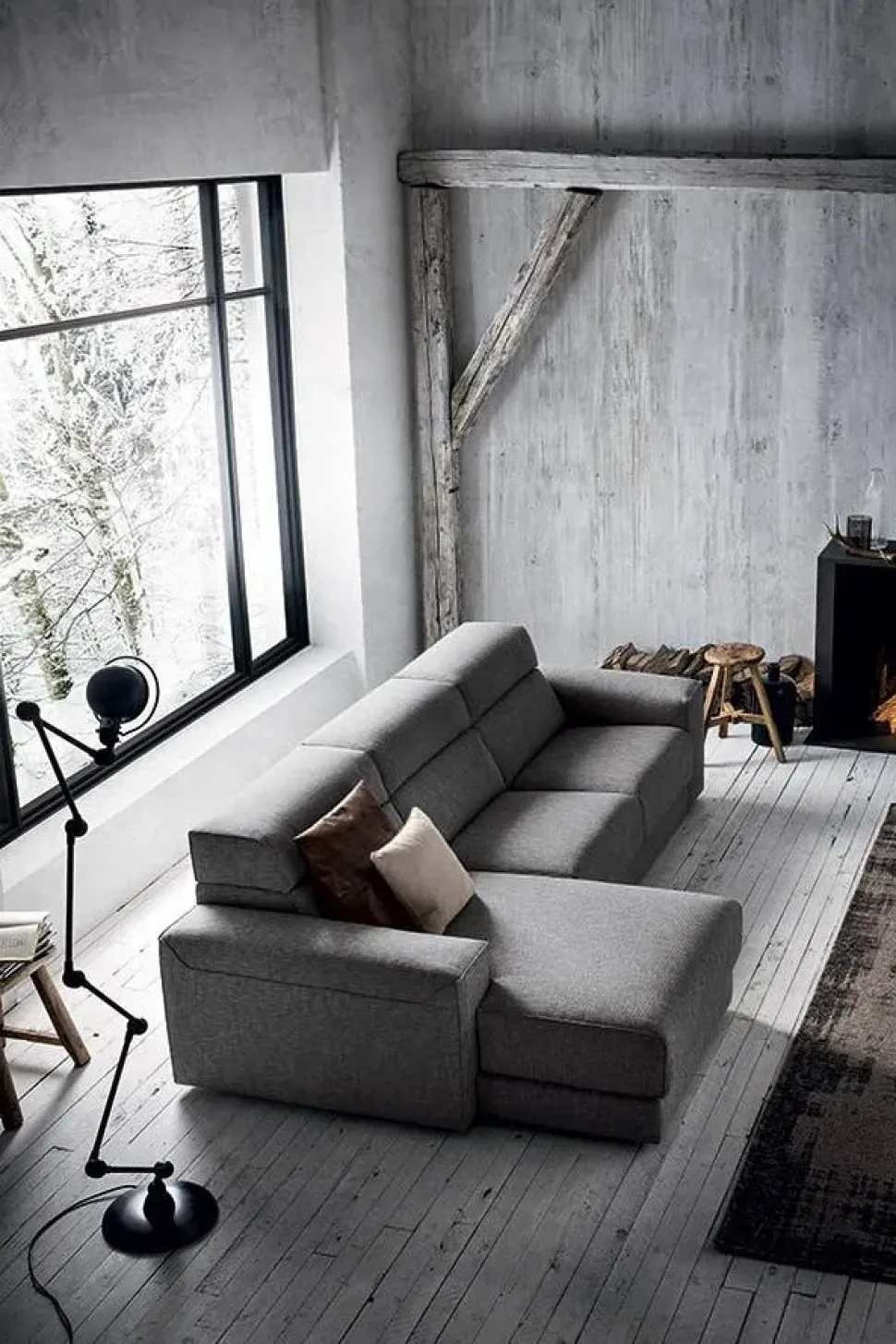 Divano con penisola AJAR Felis a PREZZI OUTLET