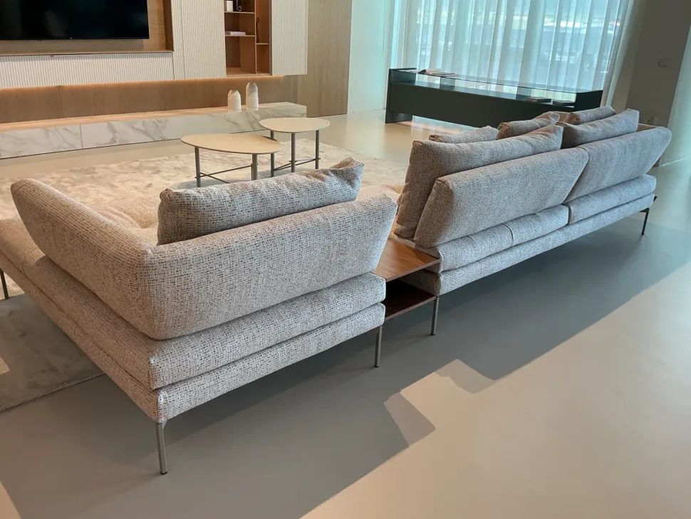 Divano Con penisola Aliante di Bonaldo a prezzo ribassato