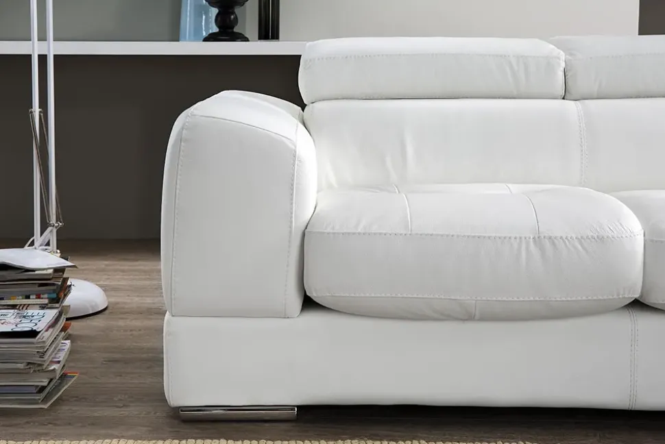 Divano con penisola Armony Artigianale a PREZZO OUTLET scontato del 32%