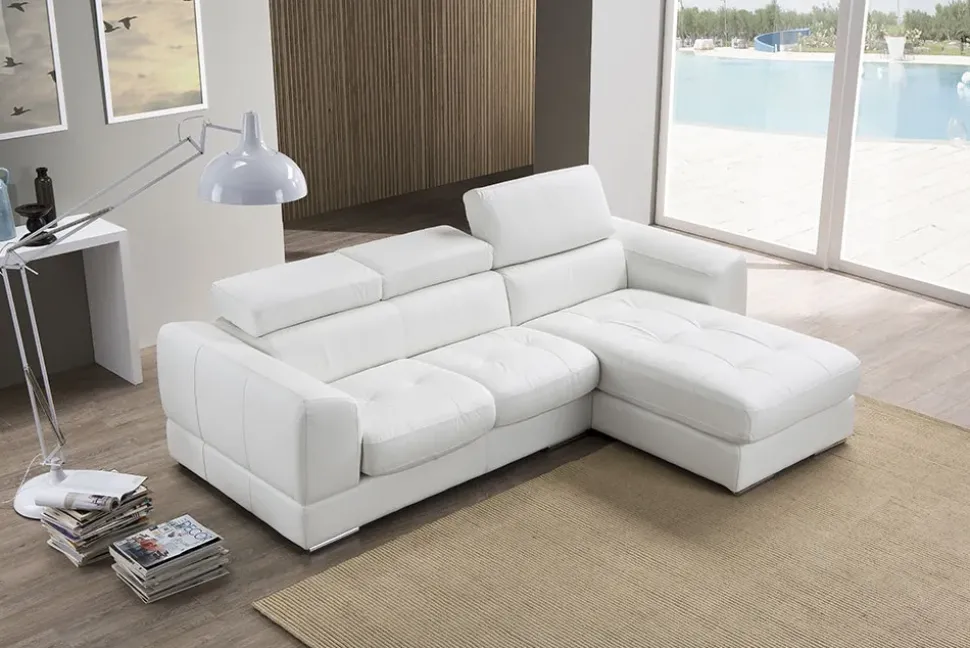 Divano con penisola Armony Artigianale a PREZZO OUTLET scontato del 32%