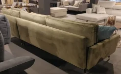 Divano con penisola Artigianale Divano barlow by domingo salotti PREZZI OUTLET sconto 50%