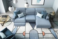 Divano con penisola Christopher Le comfort PREZZI OUTLET