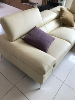 Divano con penisola Cream Artigianale a prezzi outlet