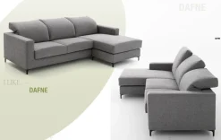 Divano con penisola Dafne Artigianale: con uno SCONTO ESCLUSIVO del 26%