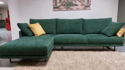 Divano con penisola Deas Lord byron PREZZI OUTLET sconto 50%