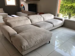 Divano con penisola Denver Crippa divani&letti OFFERTA OUTLET