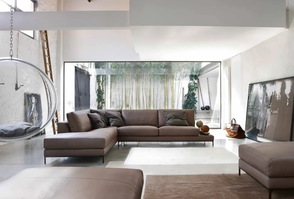 Divano con penisola Ditre italia Artis PREZZI OUTLET sconto 30%