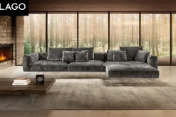 Divano Con penisola Divano air soft 1902 Lago in Offerta Outlet a 9295€