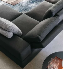 Divano con penisola Divano reclinabile diversi rivestimenti  Md work: con uno SCONTO ESCLUSIVO del 42%