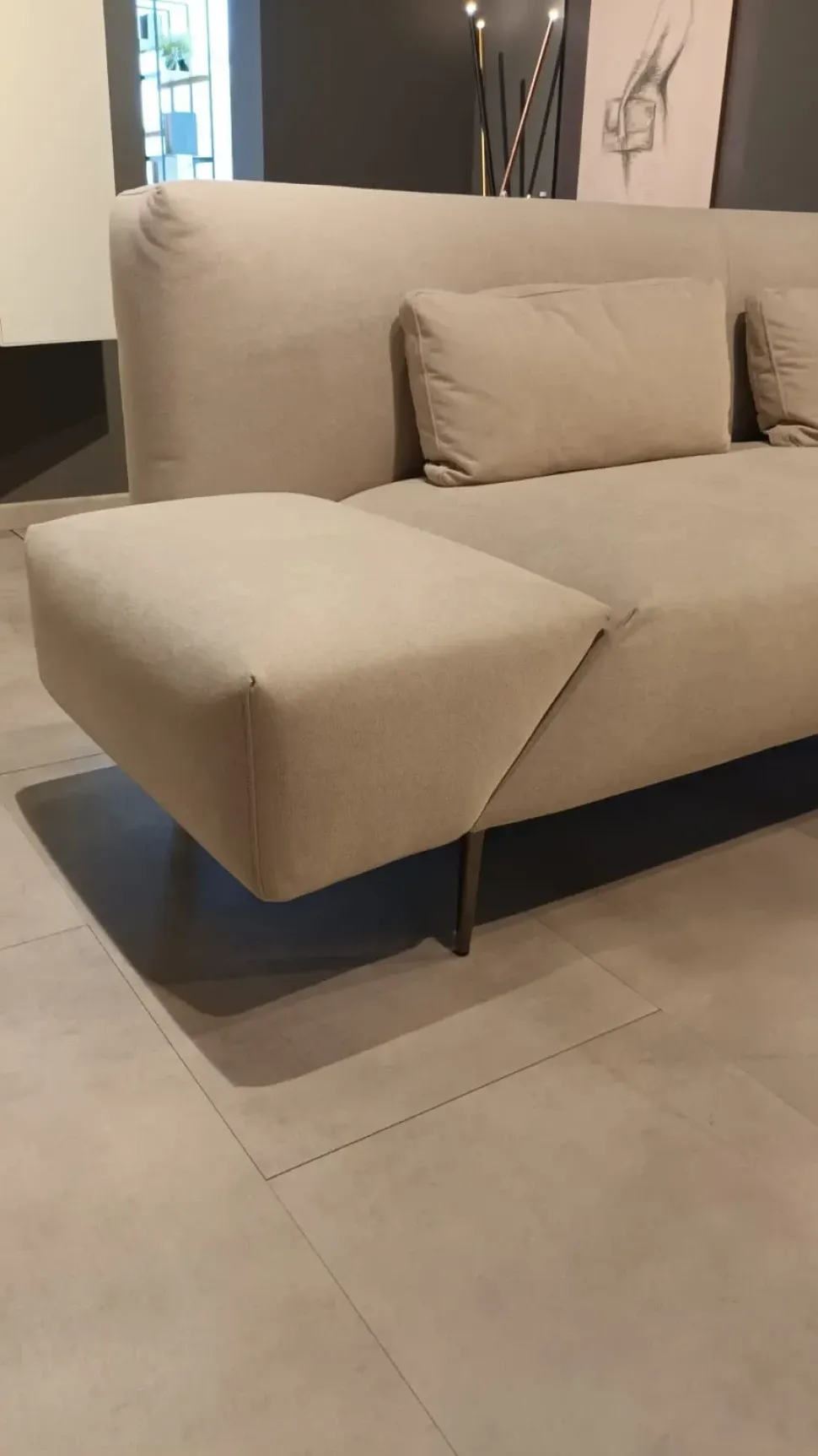 Divano Con penisola Divano angolare spin di Samoa a prezzo ribassato