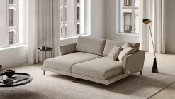 Divano con penisola Elton di Doimo salotti a prezzo scontato