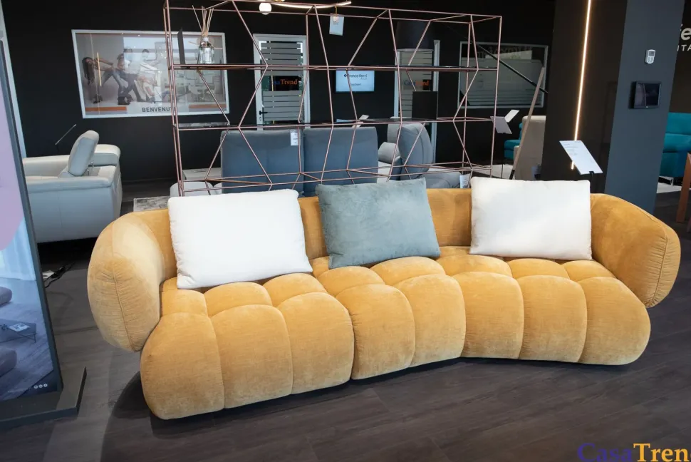 Divano con penisola Franco ferri Abbracci PREZZI OUTLET sconto 38%