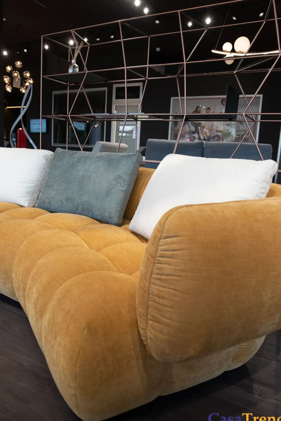 Divano con penisola Franco ferri Abbracci PREZZI OUTLET sconto 38%